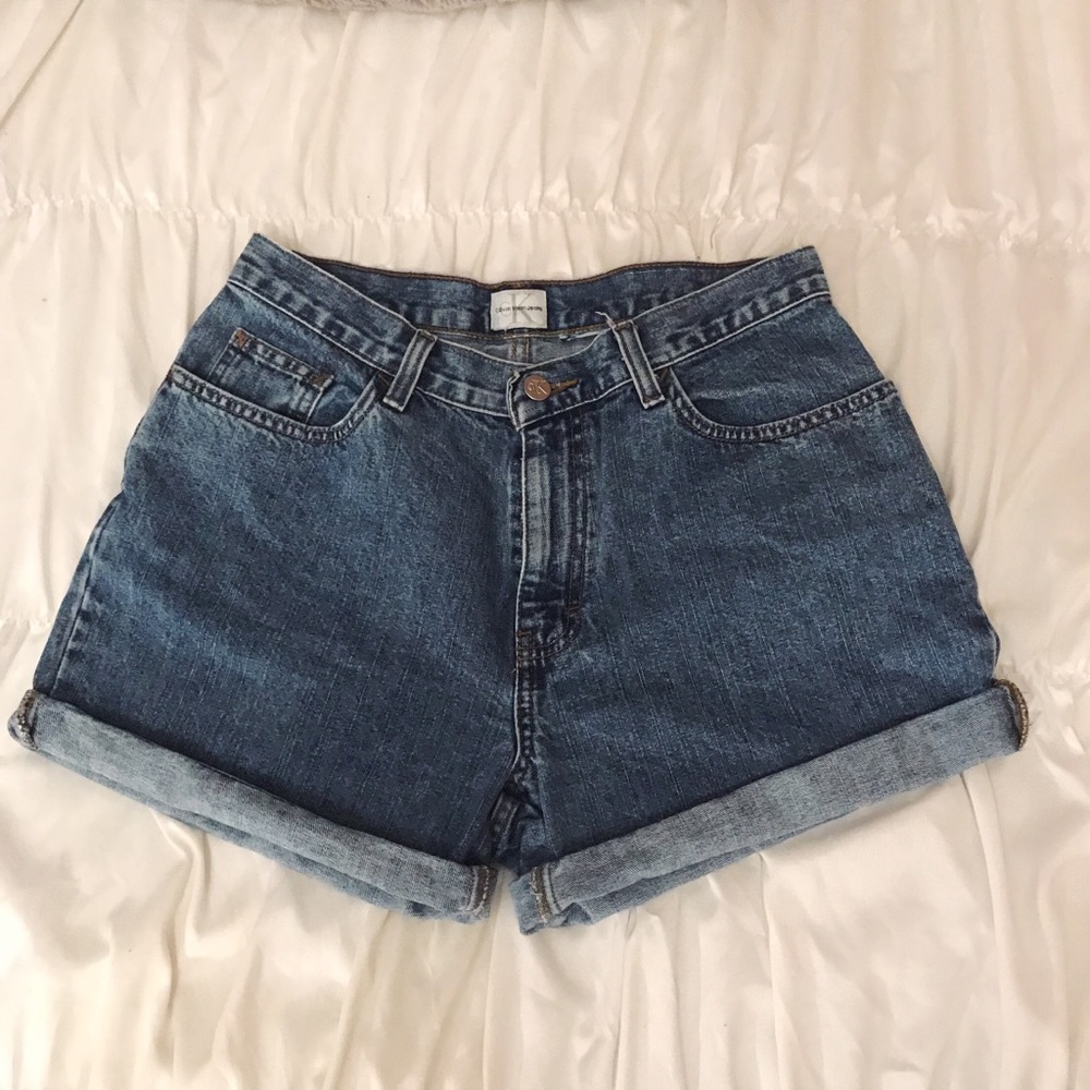 Calvin Klein vintage jean shorts